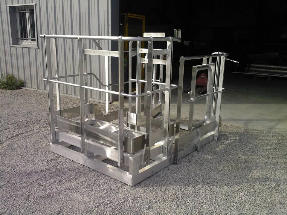 Pièce en aluminium soudée TIG par Trametal