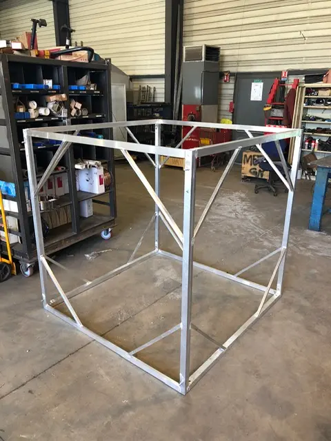 Pièce aluminium aéronautique